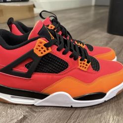 Jordan Retro 4 Orange & Red Men’s Size 12