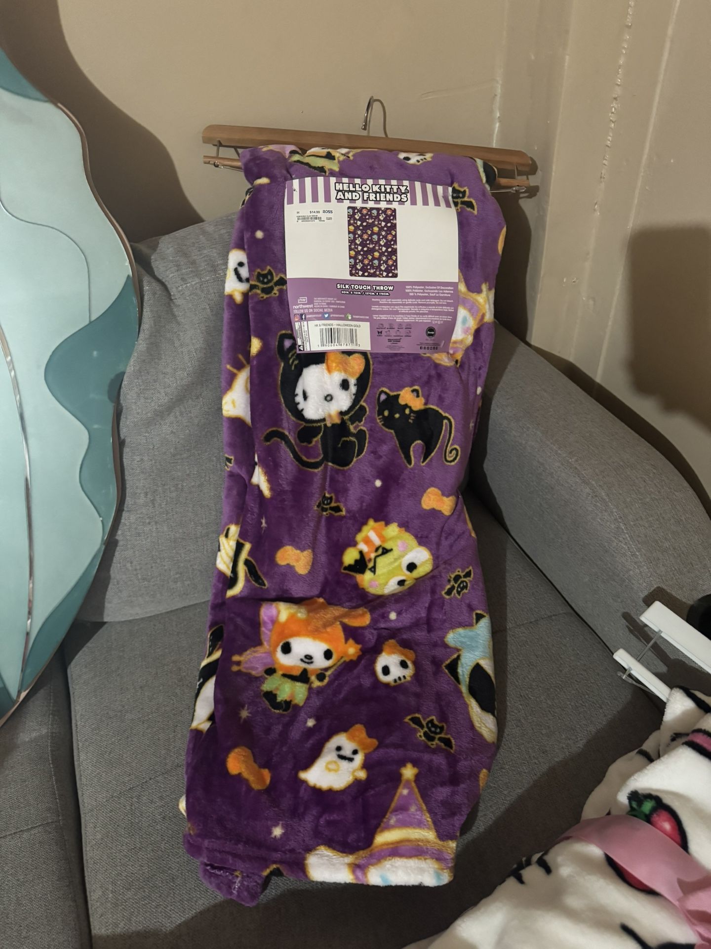 Hello Kitty Halloween Blanket 