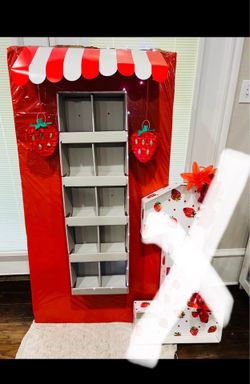 Cardboard Display with Lights for Parties.