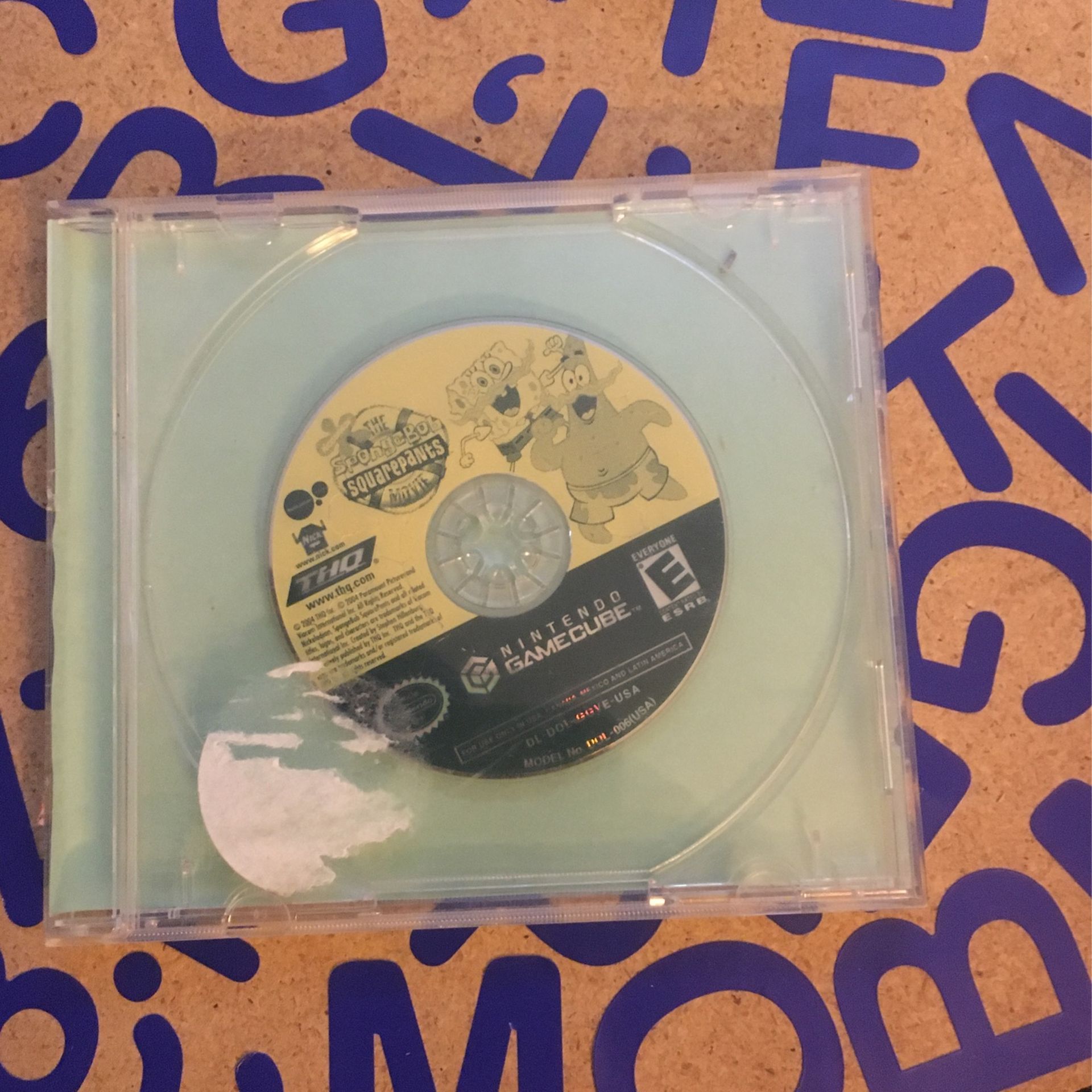 Sponge Bob Game Cube