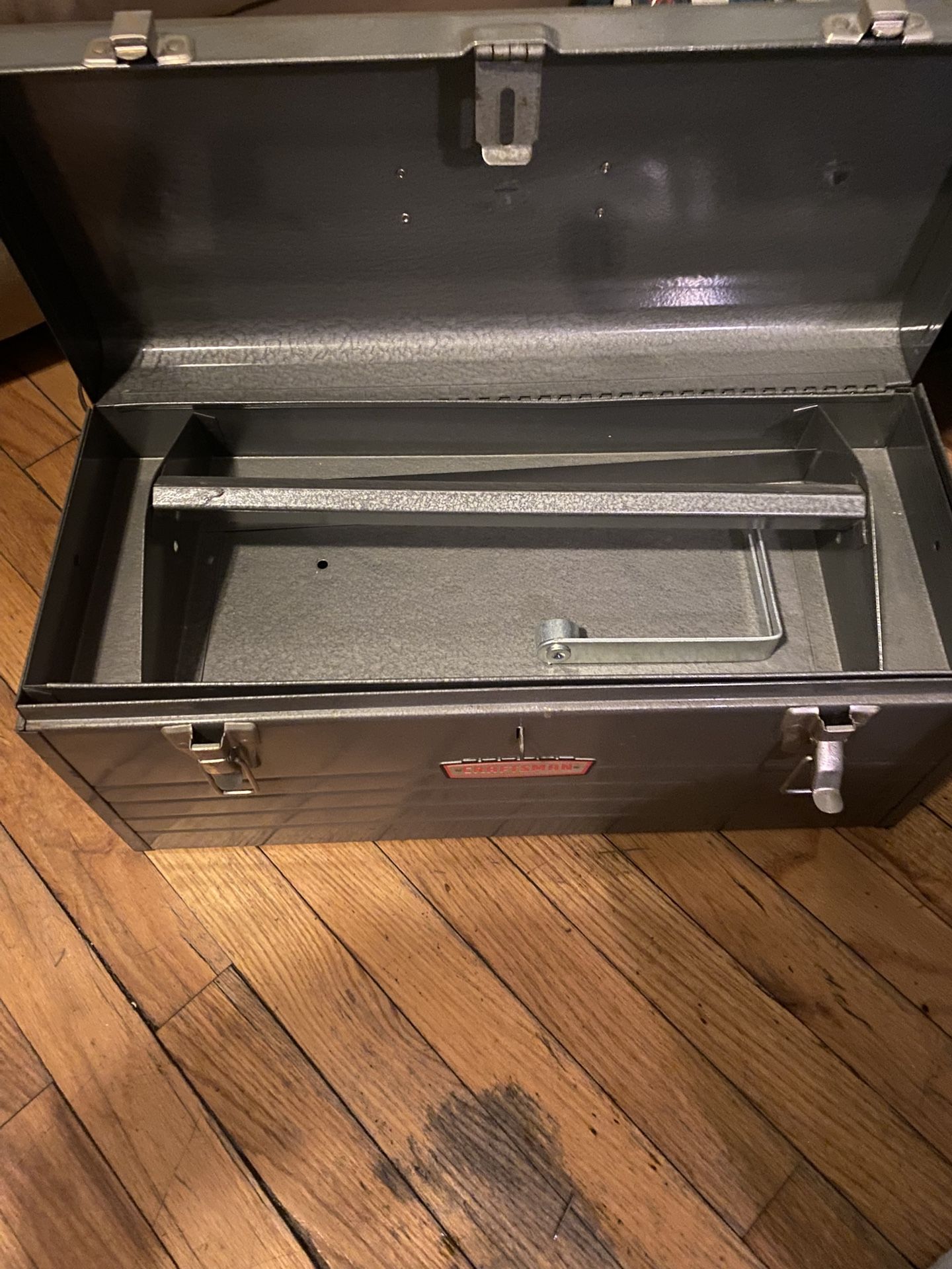 Vintage Sears Craftsman Gray Tool Box