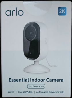 Arlo Essential Indoor Camera 2K 2nd Gen
