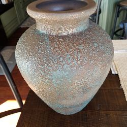 Vintage Stone Pot 15 Inch tall