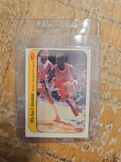 1986 fleer Michael jordan rookie sticker