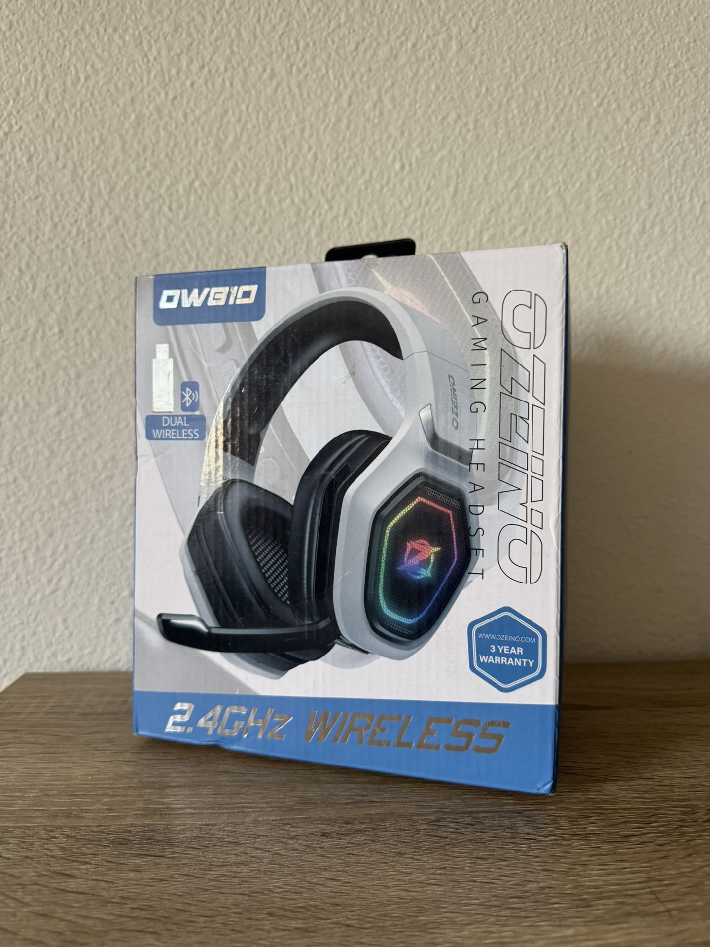 Ozeino Wireless Gaming Headset for PC, PS5 & PS4