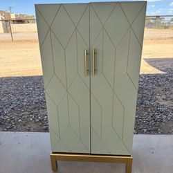 45" Kitchen Pantry Storage Cabinet with Adjustable Shelves 