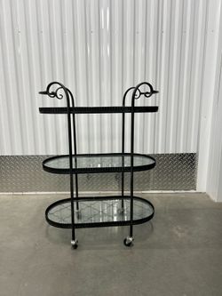Multi purpose 3 tier Cart | bar cart | side table | utility cart | drinks books storage