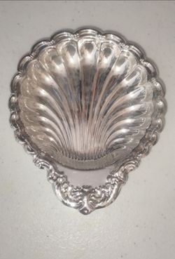 Silver Plated Scalloped Tray