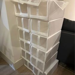 IKEA SKUBB Shoe Boxes - Set of 15