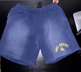 Anti Social Social Club āDevilās Playgroundā Vintage Wash Shorts ā $70 (BNWT) SZ- Large