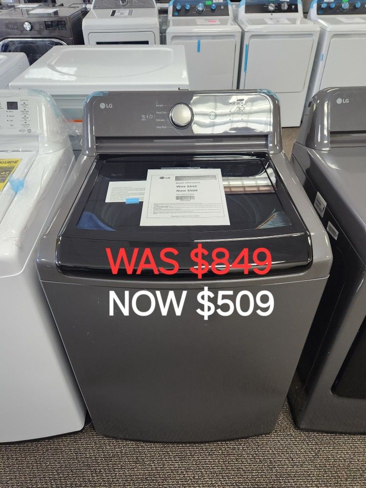 4.1 Cu. Ft. Top Load Washer In Grey With 4 Way Agitator, Never Rust Drum, Slamproof Glass