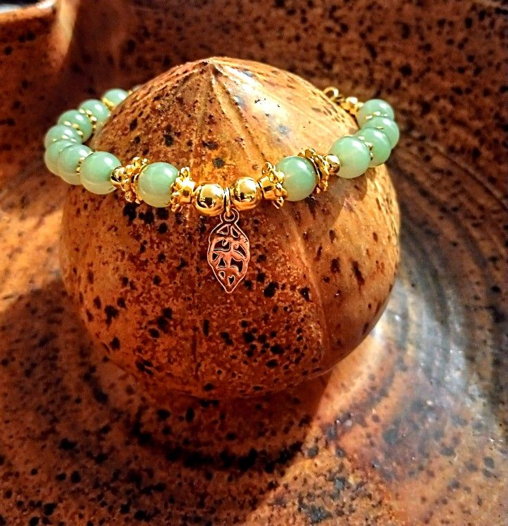 Jade Leaf Bracelet