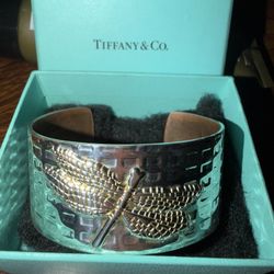 Rare Tiffany & Co. Dragonfly Cuff Bracelet