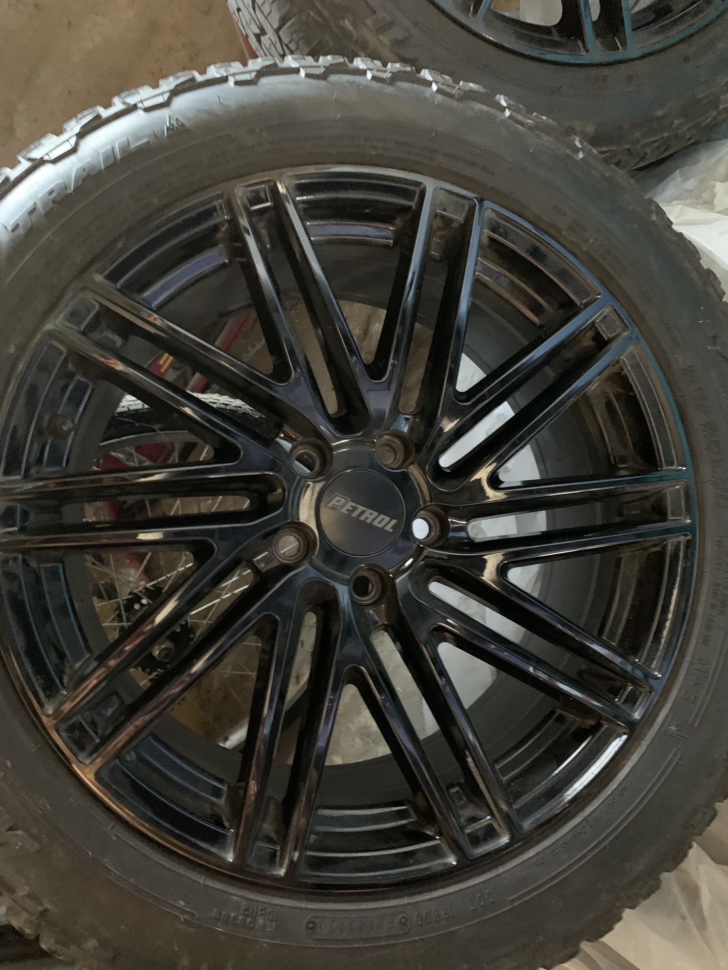Black Rims & Tires Good Condition $1000  Obo 