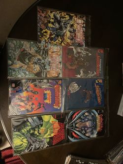 ShadowHawk and Savage Dragon comics