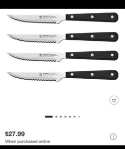 Henckels Eversharp 4pc Steak Knife Set