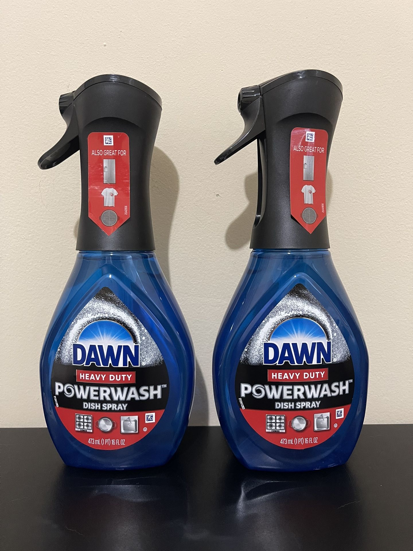 2Pack Dawn Powerwash Heavy Duty Dish Spray, Dish Soap, All-Purpose Cleaner, 16 FL Oz