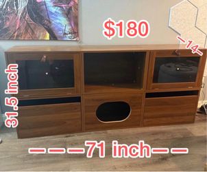 Tv stand . Bookshelf.