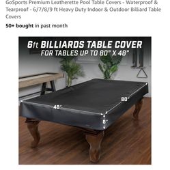 New Pool Table Cover