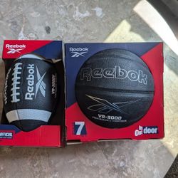 New Reebok basketball and Football