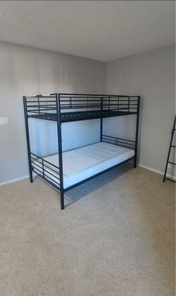 NEW  TWIN BUNKBED AND MEMORY FOAM MATTRESS