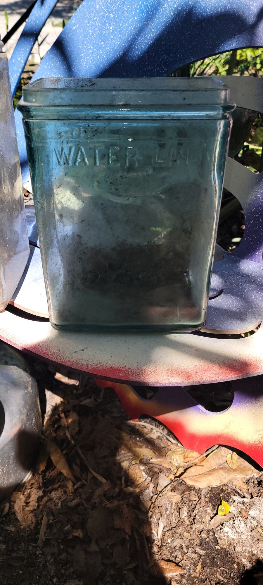 4  Old antique glass  Car batteries No Chips Or Cracks 