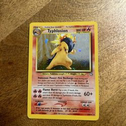 Pokémon Card Typhlosion 17 Neo Genesis Holo