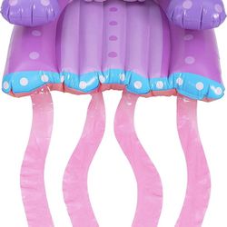 Inflatable Pool Float Water Lounge for Summer Beach Swimming Floaty Party Toys Jellyfish Lounge Raft for Kids Adults