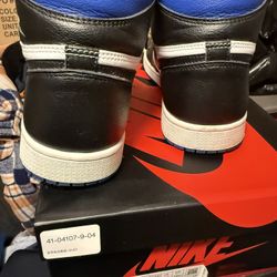 Royal Toe Jordan 1 Size 10