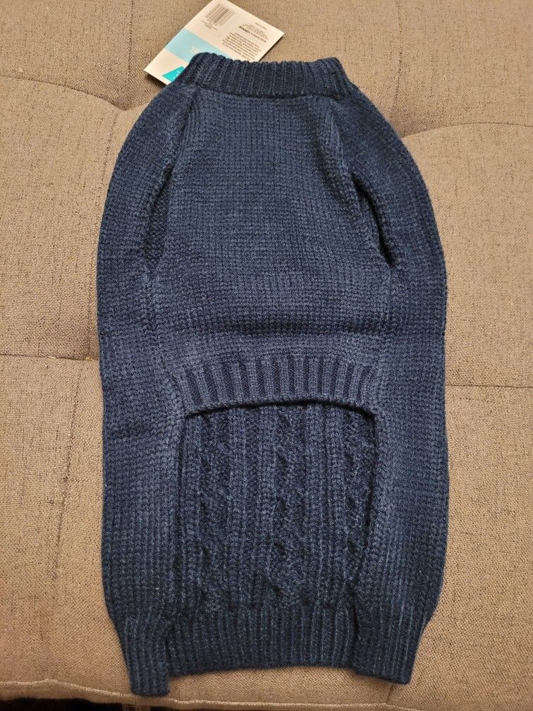 Blue And Red Dog Sweaters Available