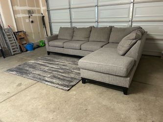 RC Willey 2PC Grey Sectional – Clean & Ready to Go