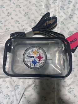 FOCO Pittsburgh Steelers Clear Crossbody Bag