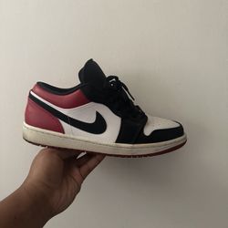 Jordan 1 Low Black Toe 