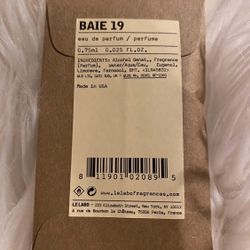 Le labo baie 19 Perfume 