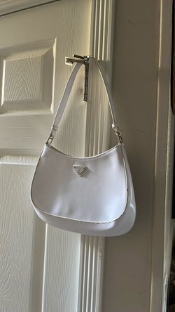 White Patent Leather Shoulder Bag