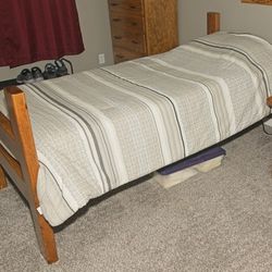 Rustic TwinXL Bed