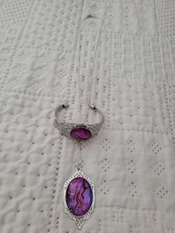Necklace and matching bracelet