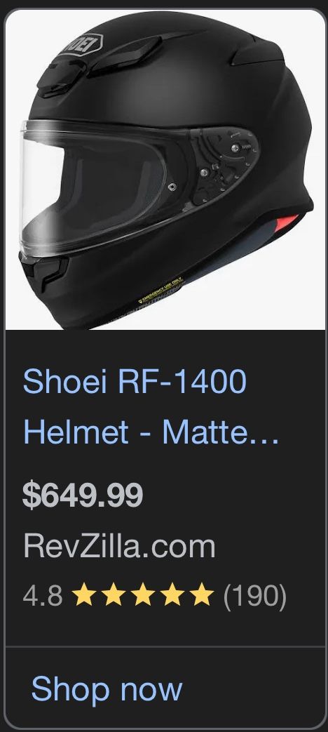 Shoei RF1400 Helmet