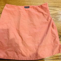 Banana Republic vintage 90's 100%cotton orange skirt size 14