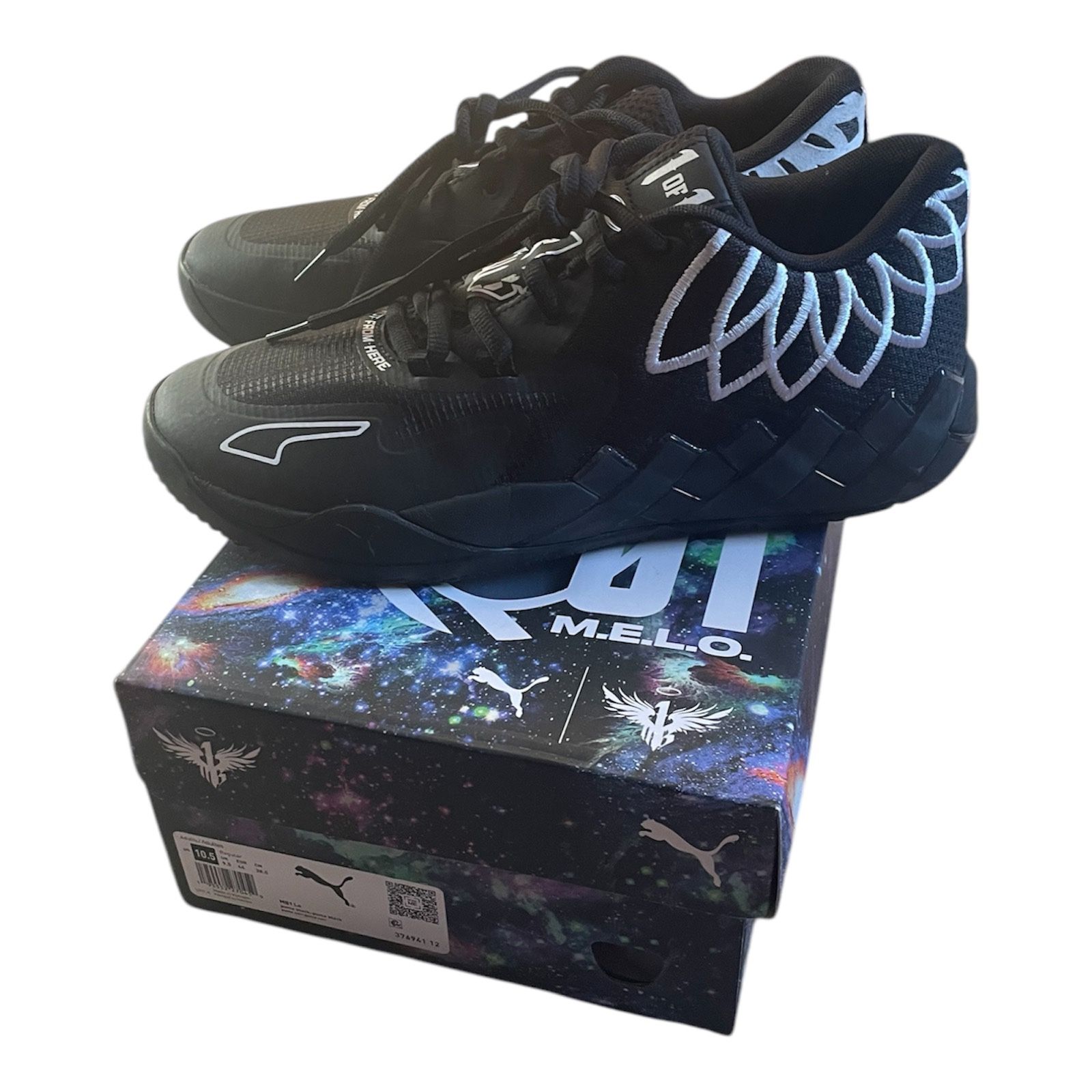 Puma Mb1 Black White Team Colors Men’s Size 10.5