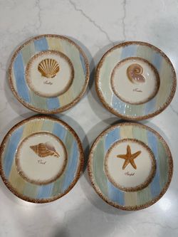 Seashell Dessert Plates (8 count)