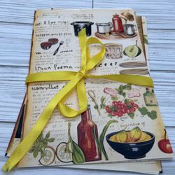 Junk journal pages paper Vintage cooking 12 Designs