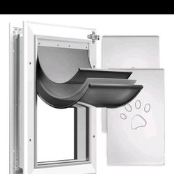 Large Three Flap Locking Aluminum Dog Door