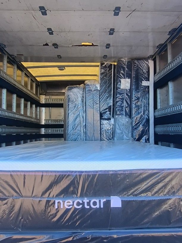 Brand New Queen Size Memory Foam Mattress And Box Spring Free Delivery Depends On Location