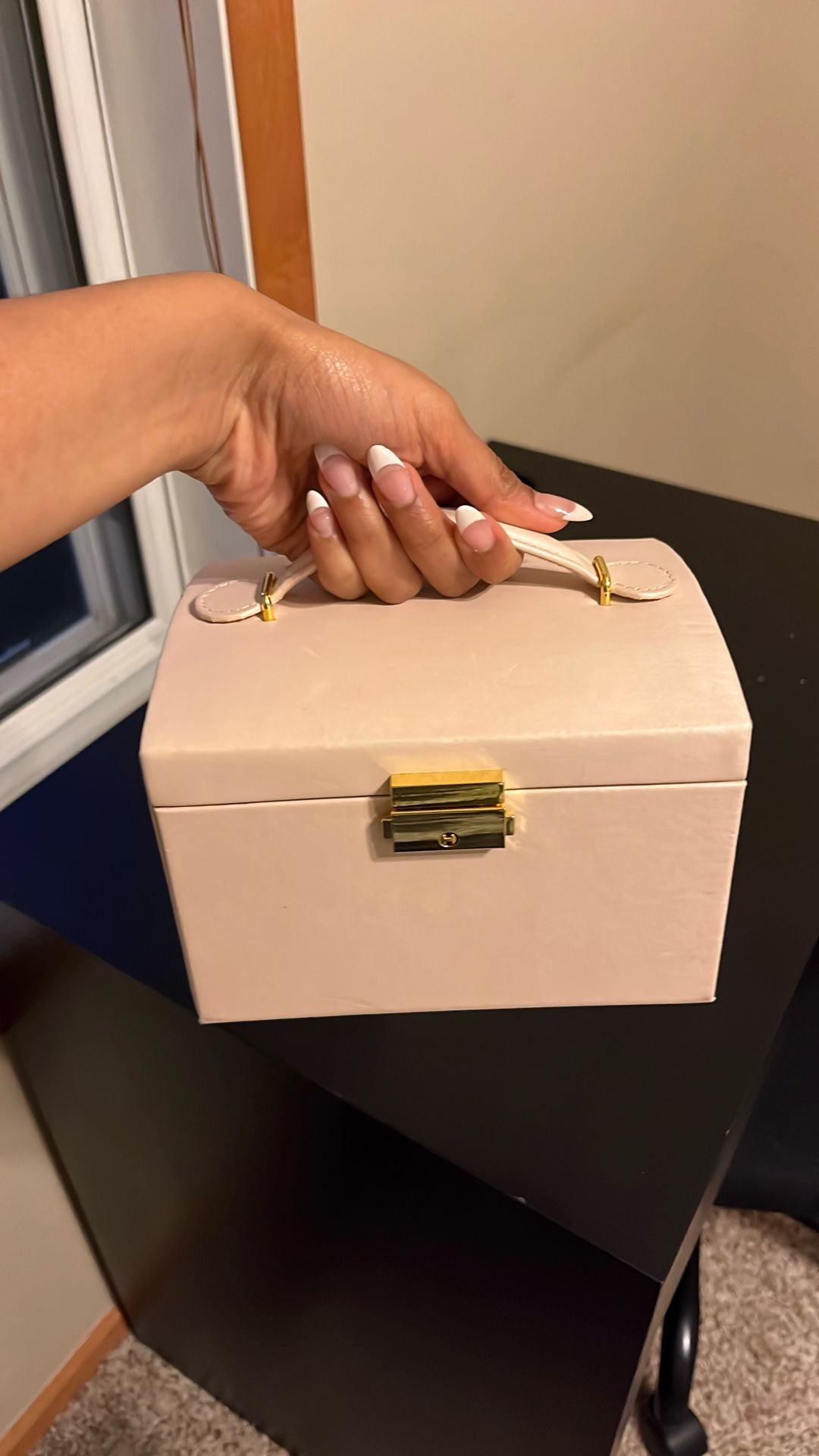 BLUSH PINK JEWELRY BOX