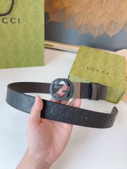 GG Carved Belt Brand New with Box, Receipt