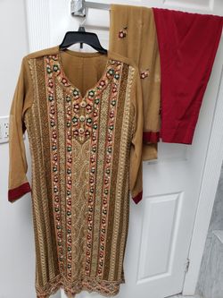 Pakistani Indian Pants Suit