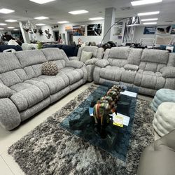 MANUAL RECLINING SOFA, LOVESEAT, RECLINER LIVING ROOM SET ON MASSIVE CLEARANCE STORE CLOSING EVERYTHING MUST GO ONLY $53 INITIAL PAYMENT !!!!!!*****