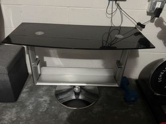 Tv glass table