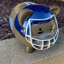 Used Football Pig 9 0iggy Bank Used 